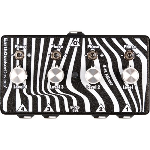 EarthQuaker Devices Four to One Mixer — 4 kanālu signāla mikseris EarthQuaker Devices Four to One Mixer — 4 kanālu signāla mikseris