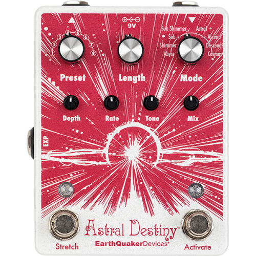 EarthQuaker Devices Astral Destiny — oktāvu reverberācijas pedālis EarthQuaker Devices Astral Destiny — oktāvu reverberācijas pedālis