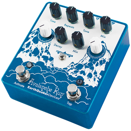 EarthQuaker Devices Avalanche Run v2 — stereo delay un reverberācijas pedālis EarthQuaker Devices Avalanche Run v2 — stereo delay un reverberācijas pedālis