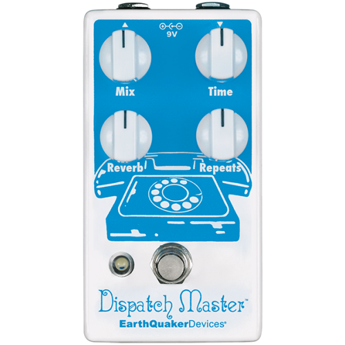 EarthQuaker Devices Dispatch Master v3 — delay un reverberācijas pedālis EarthQuaker Devices Dispatch Master v3 — delay un reverberācijas pedālis