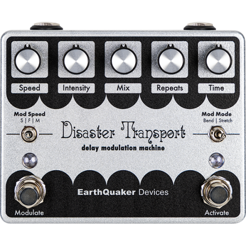 EarthQuaker Devices Disaster Transport LTD — modulētas aiztures pedālis EarthQuaker Devices Disaster Transport LTD — modulētas aiztures pedālis