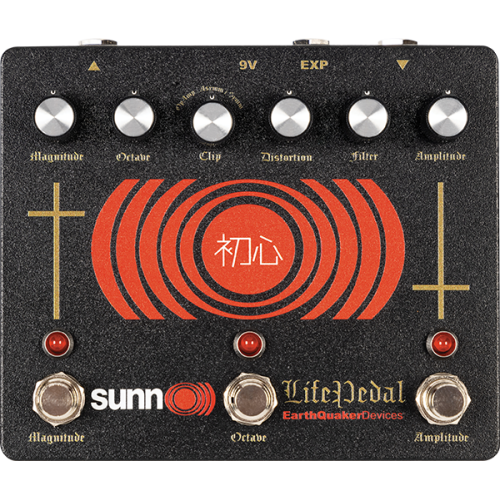 EarthQuaker Devices Sunn O))) Life Pedal v3 — oktāvu distortion un boost pedālis EarthQuaker Devices Sunn O))) Life Pedal v3 — oktāvu distortion un boost pedālis