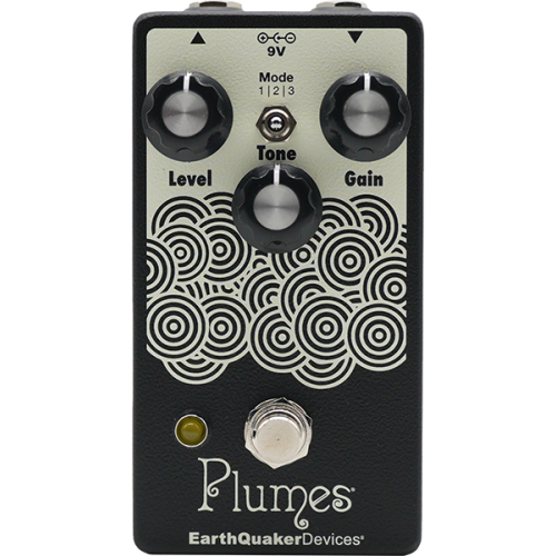 EarthQuaker Devices Plumes Saddle Black LTD — overdrive pedālis EarthQuaker Devices Plumes Saddle Black LTD — overdrive pedālis