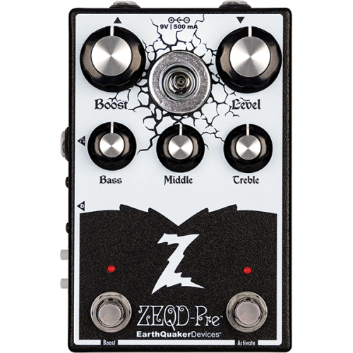 EarthQuaker Devices ZEQD-Pre — lampu priekšpastiprinātāja pedālis EarthQuaker Devices ZEQD-Pre — lampu priekšpastiprinātāja pedālis