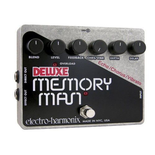 Electro-Harmonix Deluxe Memory Man 1100-TT — analogais delay pedālis Electro-Harmonix Deluxe Memory Man 1100-TT — analogais delay pedālis