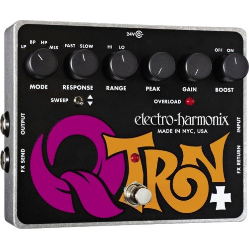 Electro-Harmonix Q-Tron Plus — envelope filter pedālis Electro-Harmonix Q-Tron Plus — envelope filter pedālis