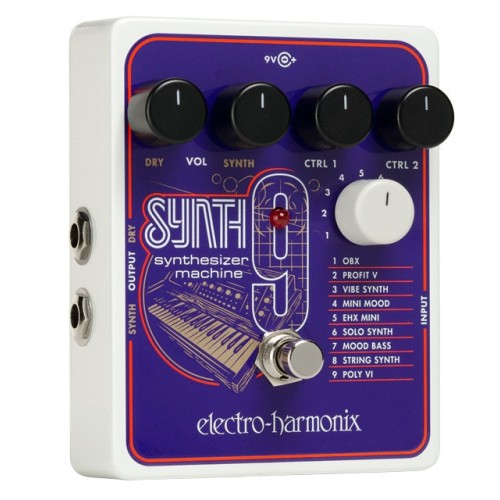 Electro-Harmonix SYNTH9 — sintezatora skaņu pedālis Electro-Harmonix SYNTH9 — sintezatora skaņu pedālis