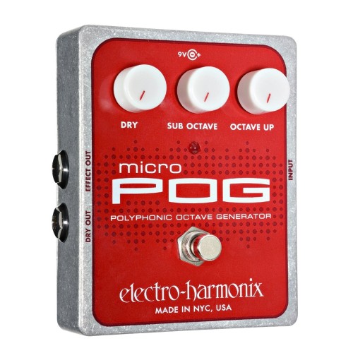 Electro-Harmonix Micro POG — oktāvu pedālis