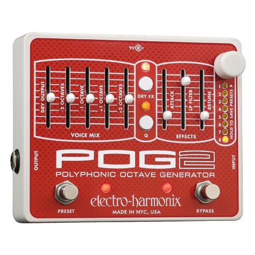 Electro-Harmonix POG2 — oktāvu ģenerators Electro-Harmonix POG2 — oktāvu ģenerators