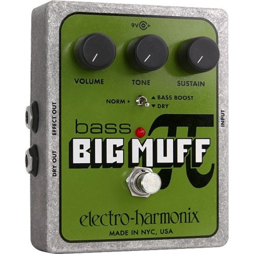 Electro-Harmonix Bass Big Muff Pi — basģitāras fuzz pedālis Electro-Harmonix Bass Big Muff Pi — basģitāras fuzz pedālis