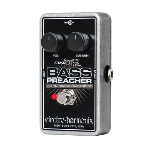 Electro-Harmonix Bass Preacher — basģitāras kompresors Electro-Harmonix Bass Preacher — basģitāras kompresors