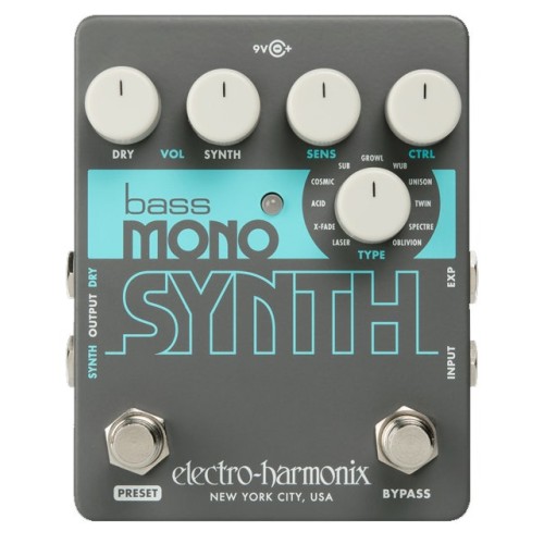 Electro-Harmonix Bass Mono Synth — basģitāras sintezatora pedālis
