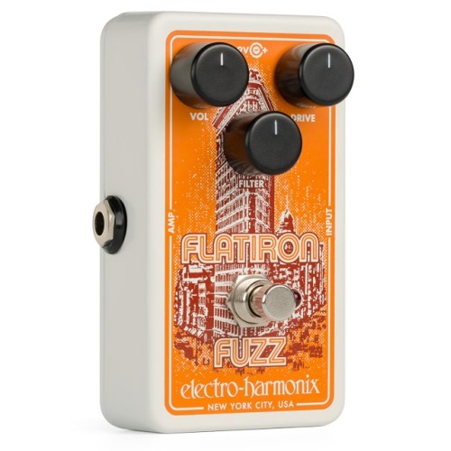 Electro-Harmonix Flatiron Fuzz — fuzz/distortion pedālis Electro-Harmonix Flatiron Fuzz — fuzz/distortion pedālis