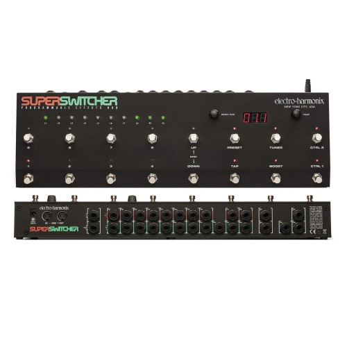 Electro-Harmonix Super Switcher — programmējams efektu pārslēdzējs Electro-Harmonix Super Switcher — programmējams efektu pārslēdzējs