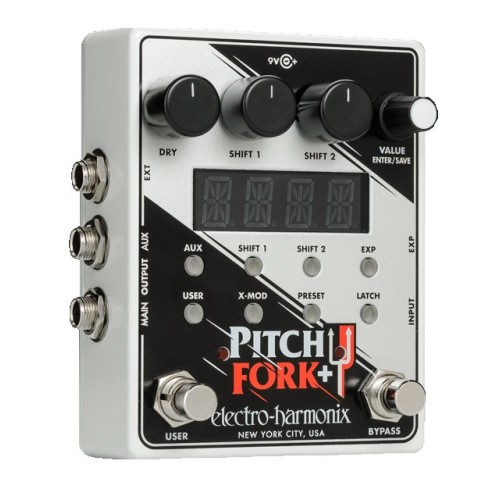Electro-Harmonix Pitch Fork + — polifonisks pitch shifter pedālis Electro-Harmonix Pitch Fork + — polifonisks pitch shifter pedālis