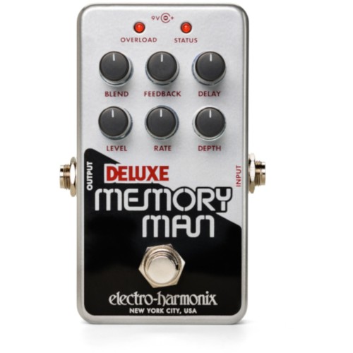 Electro-Harmonix Nano Deluxe Memory Man — analogais delay pedālis Electro-Harmonix Nano Deluxe Memory Man — analogais delay pedālis
