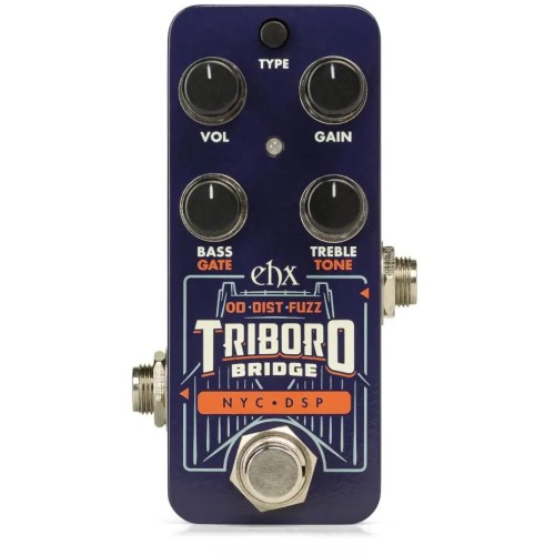 Electro-Harmonix Pico Triboro Bridge — overdrive/distortion/fuzz pedālis Electro-Harmonix Pico Triboro Bridge — overdrive/distortion/fuzz pedālis