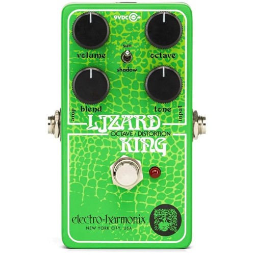 Electro-Harmonix Lizard King — basģitāras oktāvu fuzz pedālis Electro-Harmonix Lizard King — basģitāras oktāvu fuzz pedālis