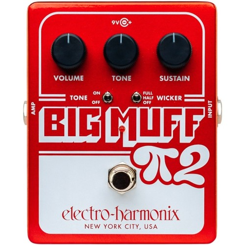 Electro-Harmonix Big Muff Pi 2 with Tone Wicker — fuzz pedālis Electro-Harmonix Big Muff Pi 2 with Tone Wicker — fuzz pedālis