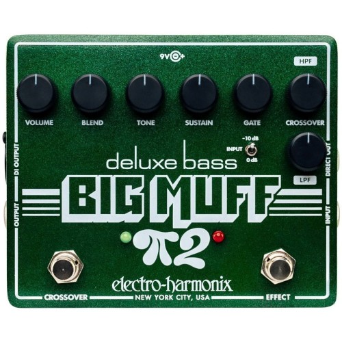 Electro-Harmonix Deluxe Bass Big Muff Pi 2 — basģitāras fuzz pedālis Electro-Harmonix Deluxe Bass Big Muff Pi 2 — basģitāras fuzz pedālis