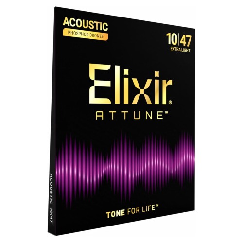 Elixir 21002 Attune Phosphor Bronze Extra Light 10–47 — akustiskās ģitāras stīgas Elixir 21002 Attune Phosphor Bronze Extra Light 10–47 — akustiskās ģitāras stīgas