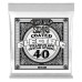 Ernie Ball .040 Slinky Coated Nickel Wound — elektriskās ģitāras atsevišķa stīga Ernie Ball .040 Slinky Coated Nickel Wound — elektriskās ģitāras atsevišķa stīga