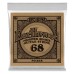 Ernie Ball .068 Earthwood Phosphor Bronze 3 paku iepakojums — akustiskās ģitāras atsevišķa stīga