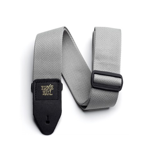 Ernie Ball Polypro Guitar Strap/Bass Strap - Gray — ģitāras un basa siksna Ernie Ball Polypro Guitar Strap/Bass Strap - Gray — ģitāras un basa siksna