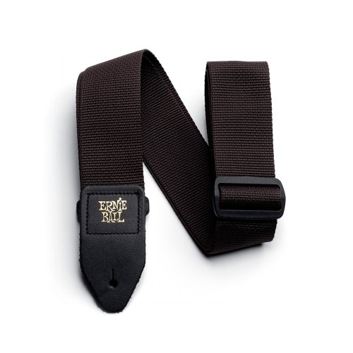Ernie Ball Polypro Guitar Strap/Bass Strap - Brown — ģitāras un basa siksna Ernie Ball Polypro Guitar Strap/Bass Strap - Brown — ģitāras un basa siksna