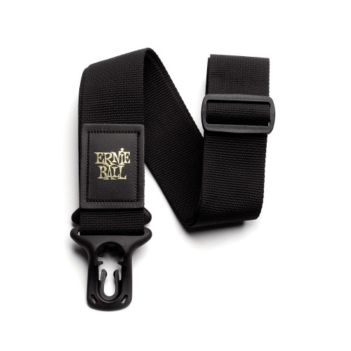 Ernie Ball Polypro Polylock Guitar Strap/Bass Strap - Black — ģitāras un basa siksna Ernie Ball Polypro Polylock Guitar Strap/Bass Strap - Black — ģitāras un basa siksna