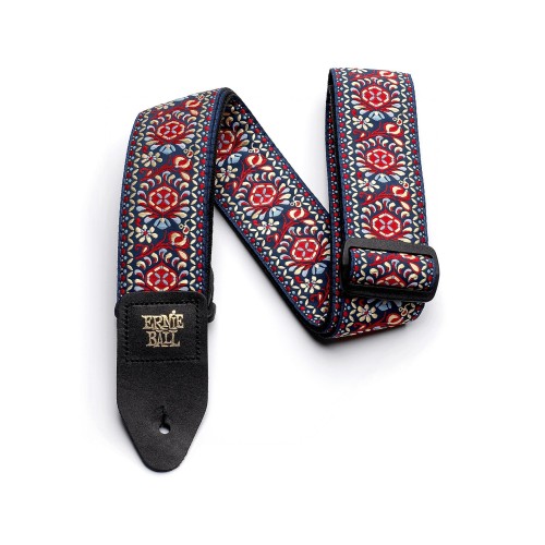 Ernie Ball Classic Jacquard Guitar Strap/Bass Strap - Royal Bloom — ģitāras un basa siksna Ernie Ball Classic Jacquard Guitar Strap/Bass Strap - Royal Bloom — ģitāras un basa siksna