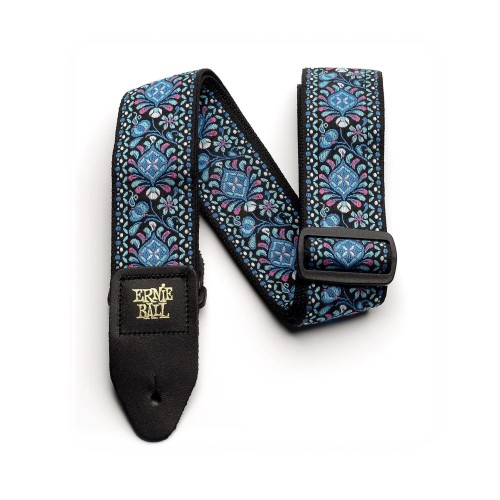 Ernie Ball Classic Jacquard Guitar Strap/Bass Strap - Indigo Orchid — guitar and bass strap Ernie Ball Classic Jacquard Guitar Strap/Bass Strap - Indigo Orchid — guitar and bass strap