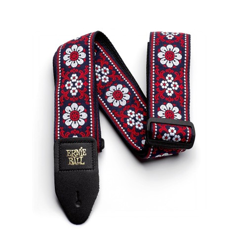 Ernie Ball Midnight Blossom Jacquard Guitar Strap — ģitāras un basa siksna
