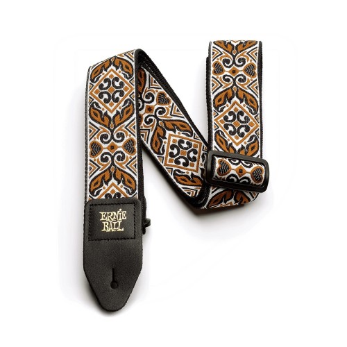 Ernie Ball Tribal Brown Jacquard Strap — ģitāras un basa siksna Ernie Ball Tribal Brown Jacquard Strap — ģitāras un basa siksna