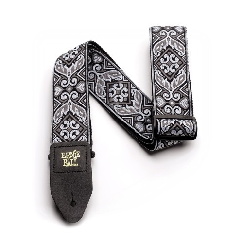 Ernie Ball Classic Jacquard Guitar Strap/Bass Strap - Tribal Silver — ģitāras un basa siksna Ernie Ball Classic Jacquard Guitar Strap/Bass Strap - Tribal Silver — ģitāras un basa siksna
