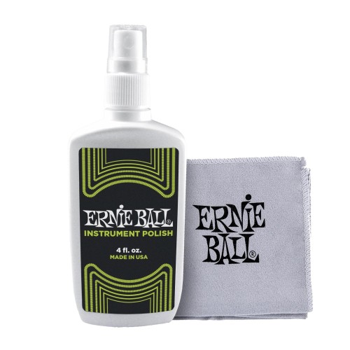 Ernie Ball Instrument Polish With Cloth — instrumenta kopšanas līdzeklis Ernie Ball Instrument Polish With Cloth — instrumenta kopšanas līdzeklis