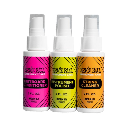 Ernie Ball Instrument Care 3 paku iepakojums with Microfiber Polish Cloth — instrumenta kopšanas līdzeklis Ernie Ball Instrument Care 3 paku iepakojums with Microfiber Polish Cloth — instrumenta kopšanas līdzeklis