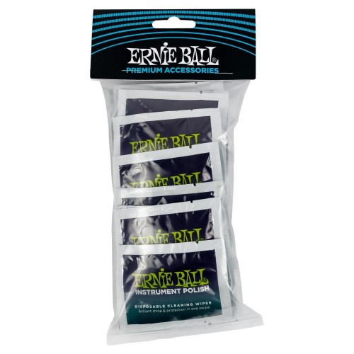 Ernie Ball Wonder Wipes Instrument Polish - 20 paku iepakojums — instrumenta kopšanas līdzeklis