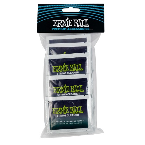 Ernie Ball Wonder Wipes String Cleaner - 20 paku iepakojums — instrumenta kopšanas līdzeklis Ernie Ball Wonder Wipes String Cleaner - 20 paku iepakojums — instrumenta kopšanas līdzeklis