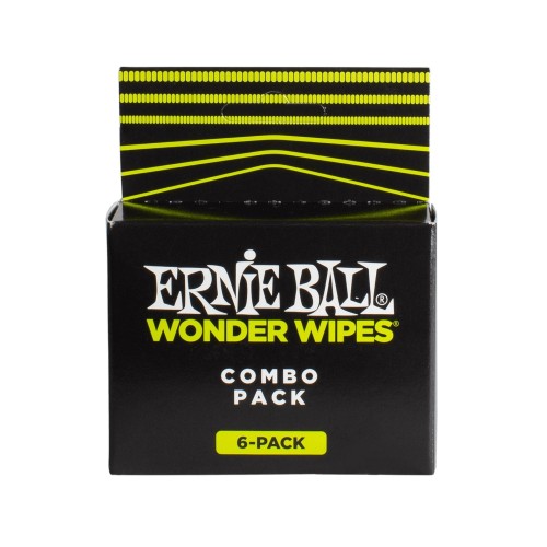 Ernie Ball Wonder Wipes Multi-pack — instrumenta kopšanas līdzeklis Ernie Ball Wonder Wipes Multi-pack — instrumenta kopšanas līdzeklis