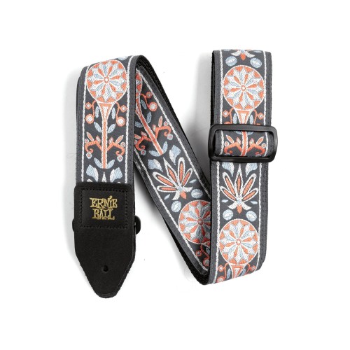 Ernie Ball Tangerine Nightmist Jacquard Strap — ģitāras un basa siksna Ernie Ball Tangerine Nightmist Jacquard Strap — ģitāras un basa siksna