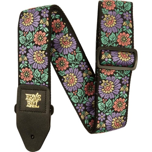 Ernie Ball Classic Jacquard Guitar Strap/Bass Strap - Evening Bloom — ģitāras un basa siksna Ernie Ball Classic Jacquard Guitar Strap/Bass Strap - Evening Bloom — ģitāras un basa siksna