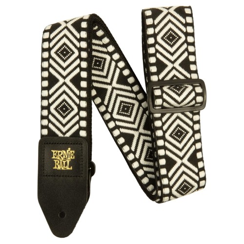 Ernie Ball Classic Jacquard Guitar Strap/Bass Strap - White Savannah — ģitāras un basa siksna
