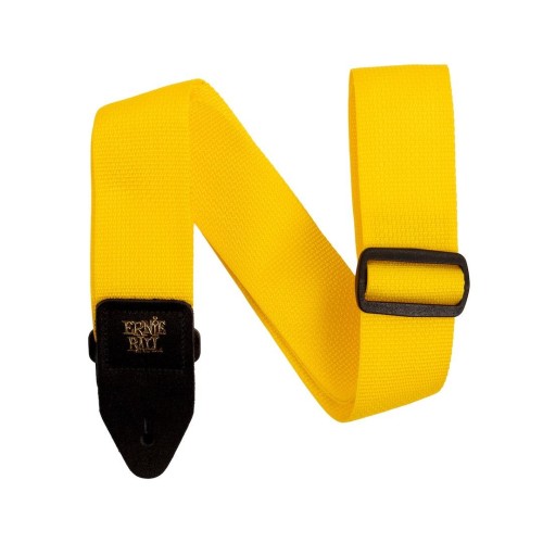Ernie Ball Polypro Guitar Strap/Bass Strap - Yellow — ģitāras un basa siksna