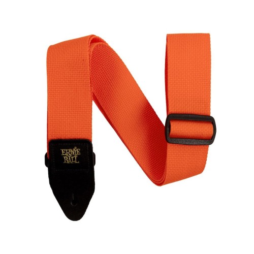 Ernie Ball Polypro Guitar Strap/Bass Strap - Orange — ģitāras un basa siksna