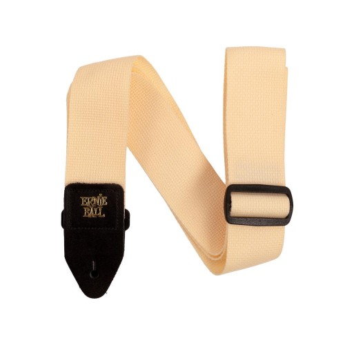 Ernie Ball Polypro Guitar Strap/Bass Strap - Cream — ģitāras un basa siksna