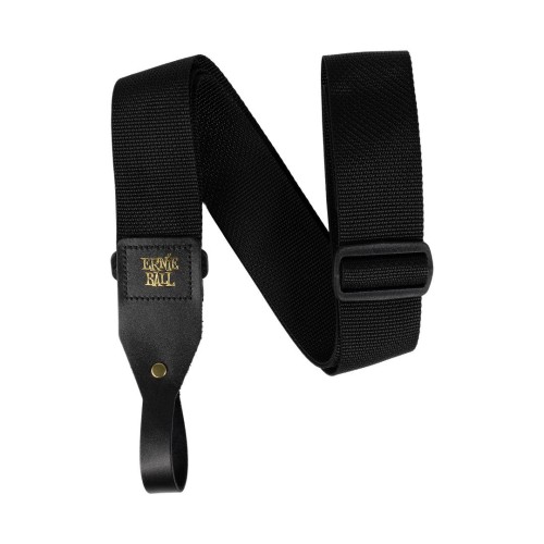 Ernie Ball Acoustic Guitar Strap - Black — ģitāras un basa siksna Ernie Ball Acoustic Guitar Strap - Black — ģitāras un basa siksna