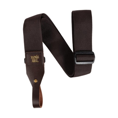 Ernie Ball Acoustic Guitar Strap - Brown — ģitāras un basa siksna