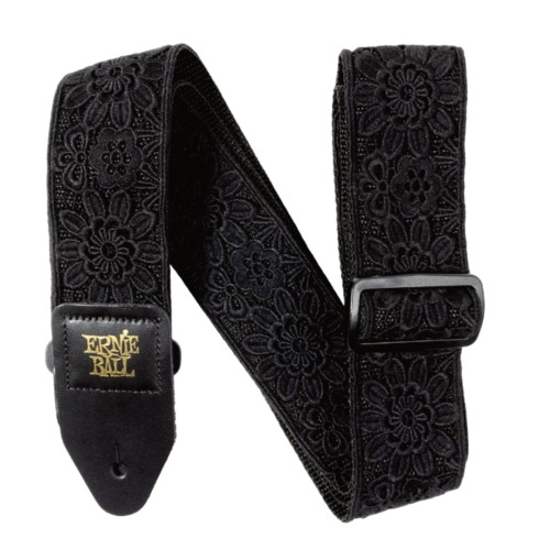 Ernie Ball Classic Jacquard Guitar Strap/Bass Strap - Daisy After Dark — guitar and bass strap Ernie Ball Classic Jacquard Guitar Strap/Bass Strap - Daisy After Dark — guitar and bass strap