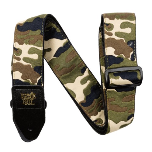 Ernie Ball Classic Jacquard Guitar Strap/Bass Strap - Vintage Camo — ģitāras un basa siksna Ernie Ball Classic Jacquard Guitar Strap/Bass Strap - Vintage Camo — ģitāras un basa siksna